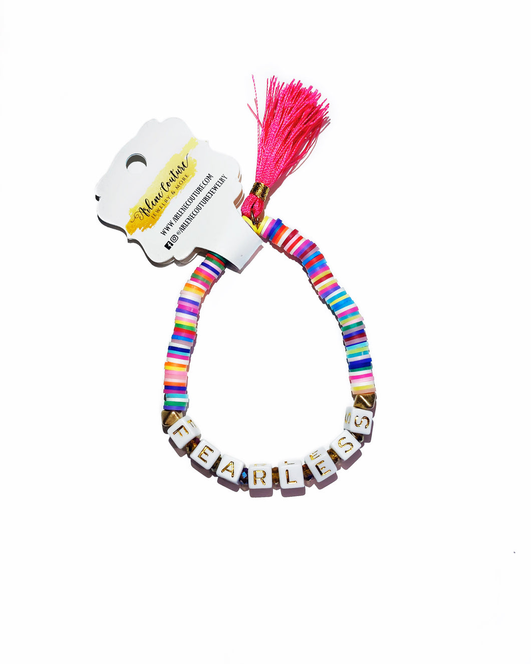 Personalized Rainbow Bracelet