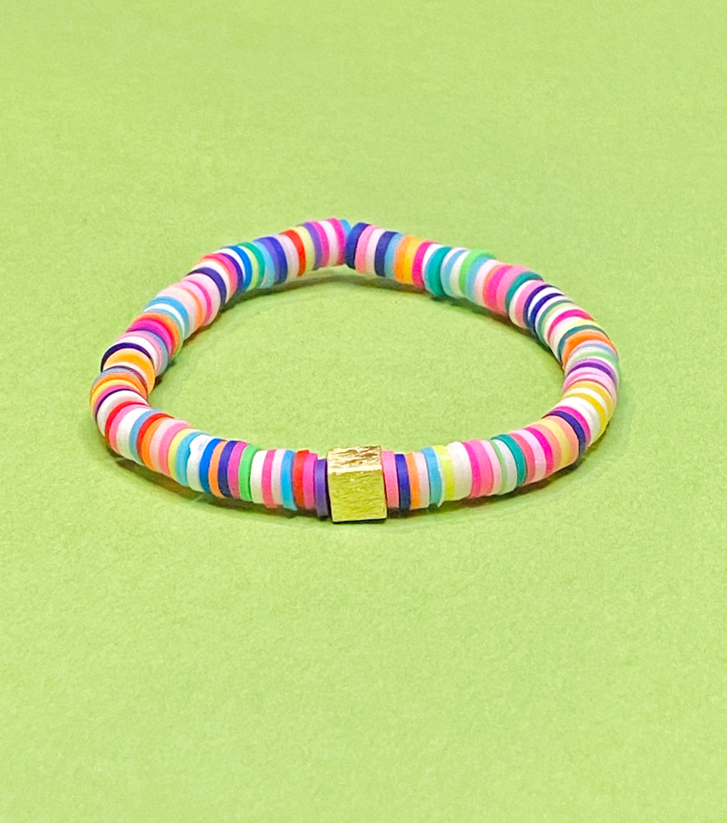Rainbow Cube Bracelet
