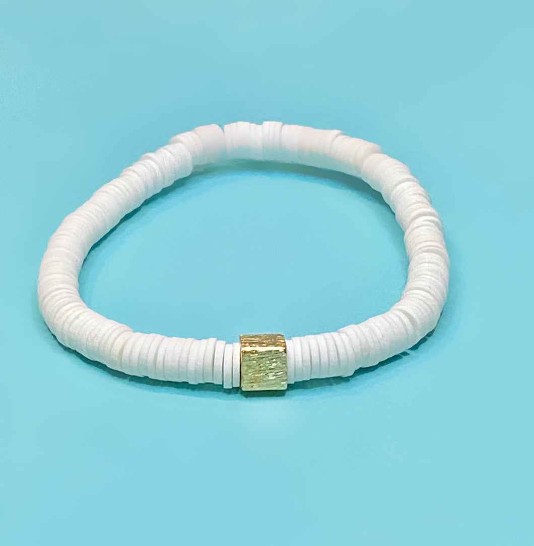White Cube Bracelet