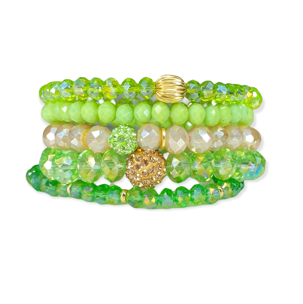 Green Crystal Stack